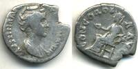 Antike denarius Silver of Faustina Senior (d.141 CE), 139 AD, Rome, Roman Empire -
