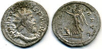 Antike antoninianus Silver of Postumus , Cologne, Gallo-Roman Empire -