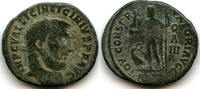 Antike follis Scarce (R3) with silvering, Licinius , Antioch, Roman Empire -
