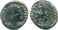Antike AE3 of Gratian , Thessalonica mint, series XXXVIII, Roman Empire -