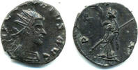 Antike AE antoninianus of Claudius II Gothicus , Siscia, Roman Empire -