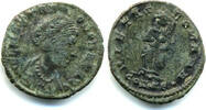Antike Rare AE4 of Theodora, struck ca.337-340 AD, Constantinople mint, Roman Empire - -