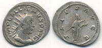 Antike antoninianus Excellent silver of Gallienus , Mediolanum mint, Roman -