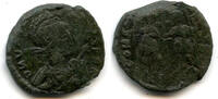 Antike Rare large AE2 of Valentinian III , Cherson mint, Roman Empire -