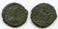 Antike VERY rare AE2 of Leo w/SALVS RPVRLICA, Cherson mint, Roman Empire ( -