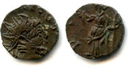Antike antoninianus Ancient barbarous of Tetricus I (ca.270-280 AD), Pax type, Gaul, Ro -