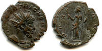 Antike antoninianus Ancient barbarous of Tetricus I (ca.270-280 AD), Pax type, Gaul, Ro -