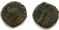 Antike antoninianus Ancient barbarous of Tetricus I (ca.270-280 AD), Pax type, Gaul, Ro -