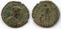 Antike Scarcer AE3 of Valentinian II (375-392), Siscia mint, Roman Empire -