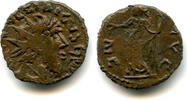 Antike antoninianus Nice crude barbarous of Tetricus I, minted ca.270-280 AD, Gaul, Rom -