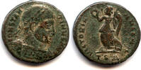 Antike Silvered AE3 of Constantine I , Thessalonica mint, Roman Empire -