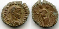 Antike Potin tetradrachm of Emperor Maximianus Herculius , Alexandria mint, -