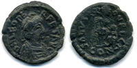Antike VERY rare large AE2 of Leo w/SALVS R-PVRLCA, Cherson mint, Roman Em -