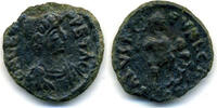 Antike VERY rare AE2 of Leo w/SALVS RPVRLCA, Cherson mint, Roman Empire (R -