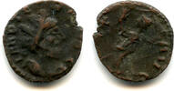 Antike antoninianus Ancient barbarous of Tetricus I (ca.270-280 AD), Pax type, Gaul, Ro -