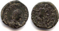 Antike Scarcer AE3 of Valentinian II (375-392), Thessalonica mint, Roman Empire -