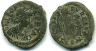 Antike Very rare AE2 of Leo w/SALVS RPVRLICA, Cherson mint, late Roman Emp -