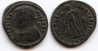Antike bronze Small follis of Licinius I , Cyzicus, Roman Empire -