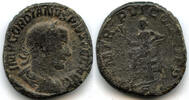 Antike AE Sestertius of Gordian III (138-244 AD), Rome Mint, struck 242/243 AD, Roman E -