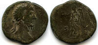 Antike AE Sestertius of Lucius Verus (161-169 AD), Rome Mint, minted 166/167 AD, Roman -