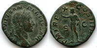 Antike sestertius Nice of Alexander Severus , Rome mint, Roman Empire -