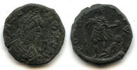 Antike VERY rare AE2 of Zeno , Constantinople mint, Roman Empire -