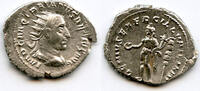 Antike antoninianus Silver of Trajan Decius , Rome mint, Roman Empire -