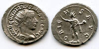 Antike antoninianus Beautiful silver of Gordian III , Antioch mint, Roman E -