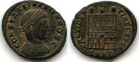 Antike AE3 of Constantine II , Heraclea mint, Roman Empire -