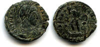 Antike Scarcer AE2 of Theodosius I , Thessalonica mint, Roman Empire -