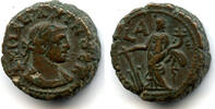 Antike Potin tetradrachm of Carinus as Caesar , Alexandria, Roman Empire -