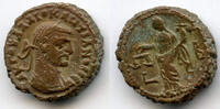 Antike Potin tetradrachm of Diocletian , Alexandria, Roman Empire - type wi -