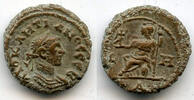 Antike Potin tetradrachm of Diocletian , Alexandria, Roman Empire - type wi -