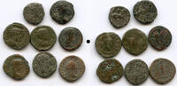 Antike Lot of 8 various limes denarii, early 3rd century AD, Danubian frontier of the R -