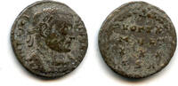 Antike Bronze follis of Licinius , Thessalonica mint, Roman Empire -