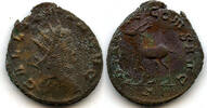 Antike antoninianus DIANAE CONS AVG of Gallienus (253-268) w/Antelope left, Rome, Roman -