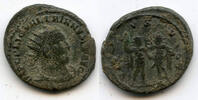 Antike antoninianus Billon of Valerian , eastern mint, Roman Empire -