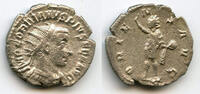 Antike antoninianus Silver of Gordian III , Antioch, Roman Empire -