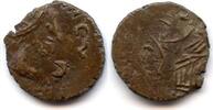Antike antoninianus Barbarous of Tetricus I, c.270-280 AD, crude type, Gaul, Roman Empi -