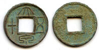 Weltmünzen cash 2nd issue medium 50- Wang Mang (9-23 AD), Xin dynasty, China (H#9.2) -