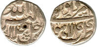 Mittelalter rupee Silver Akbar , Ilahi Amardad 44, Lahore, Mughal Empire -