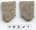 Antike Silver karshapana, Nanda period (c.345-323 BC), Magadha, India (G/H #428) -