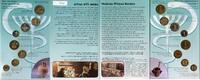 Weltmünzen 8 coin Medicine without borders piedfort mint set, 1994, Israel -