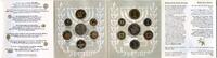 Weltmünzen medal 6 coin + Jerusalem piedfort mint set, 1993, Israel -