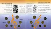 Weltmünzen Official 7-coin mint set, 1993/1994, Israel -