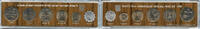 Weltmünzen mark Off-metal strike 6-coin mint coin set w/star of David 1978, Israel (Krause -