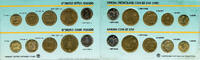 Weltmünzen 10-coin mint coin set, 1989, Israel (Krause MS39) -