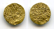 Mittelalter Very rare gold 1/8 ashrafi, Mughal Emperor Humayun , Badakhshan -