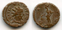 Antike antoninianus Beautiful quality tiny ancient PAX barbarous of Tetricus (minted ca -