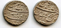 Mittelalter rupee Silver Aurangzeb (1658-1707), Shahjahanabad, 1691, Mughal Empire, India -